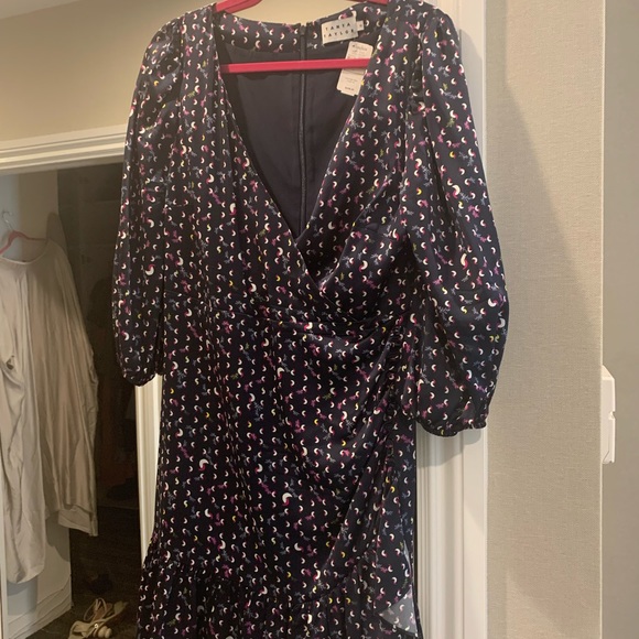 Tanya Taylor Bernadine Faux wrap Short Dress - Picture 3 of 5